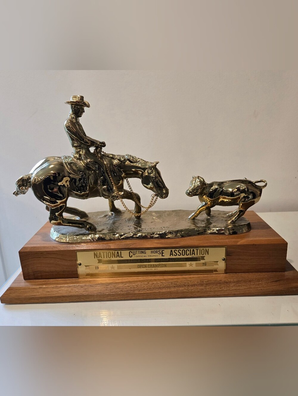 Jim Reno Trophy Sculpture National Cutting Horse Association